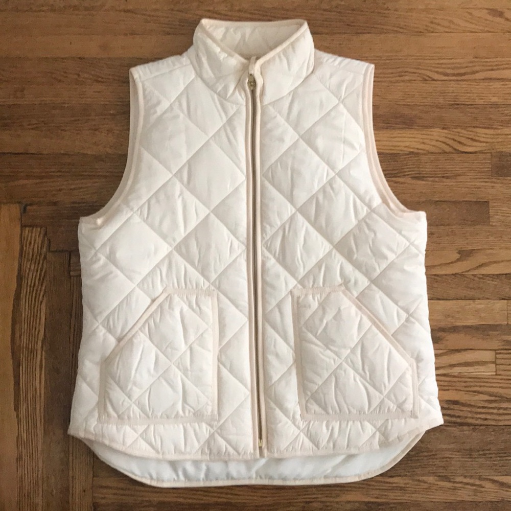 JCrew off-white vest